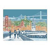 Los Angeles Urban Collage Card