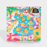 Capybara Pool Day 500 Piece Jigsaw Puzzle