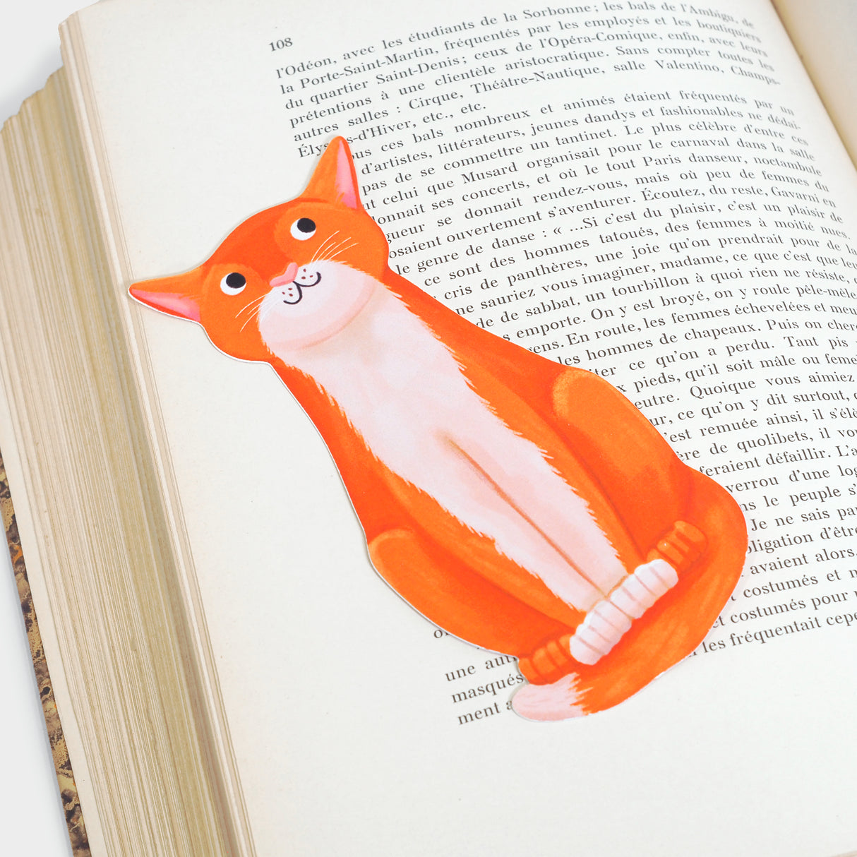 Cat Die-Cut Bookmark