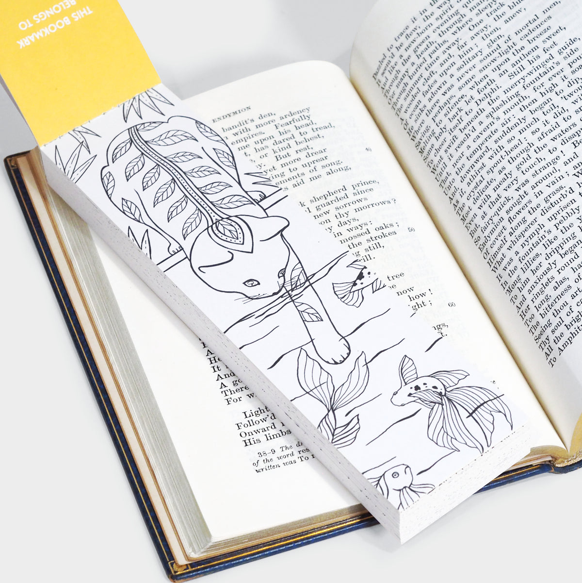 Cats Coloring Bookmarks