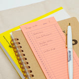 Sticky Monthly Memo Pad - Yellow
