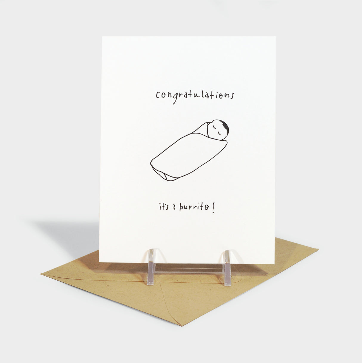 Congratulations It's A Burrito Card
