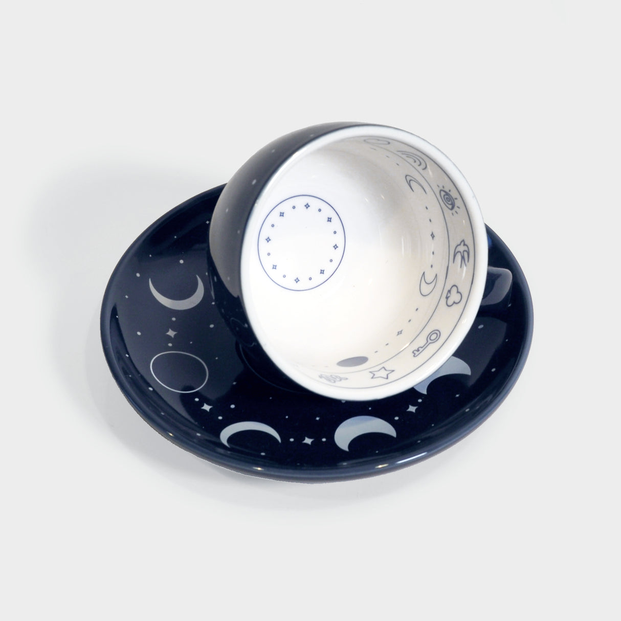 Cosmic Tea Leaf Reading Cup and Saucer