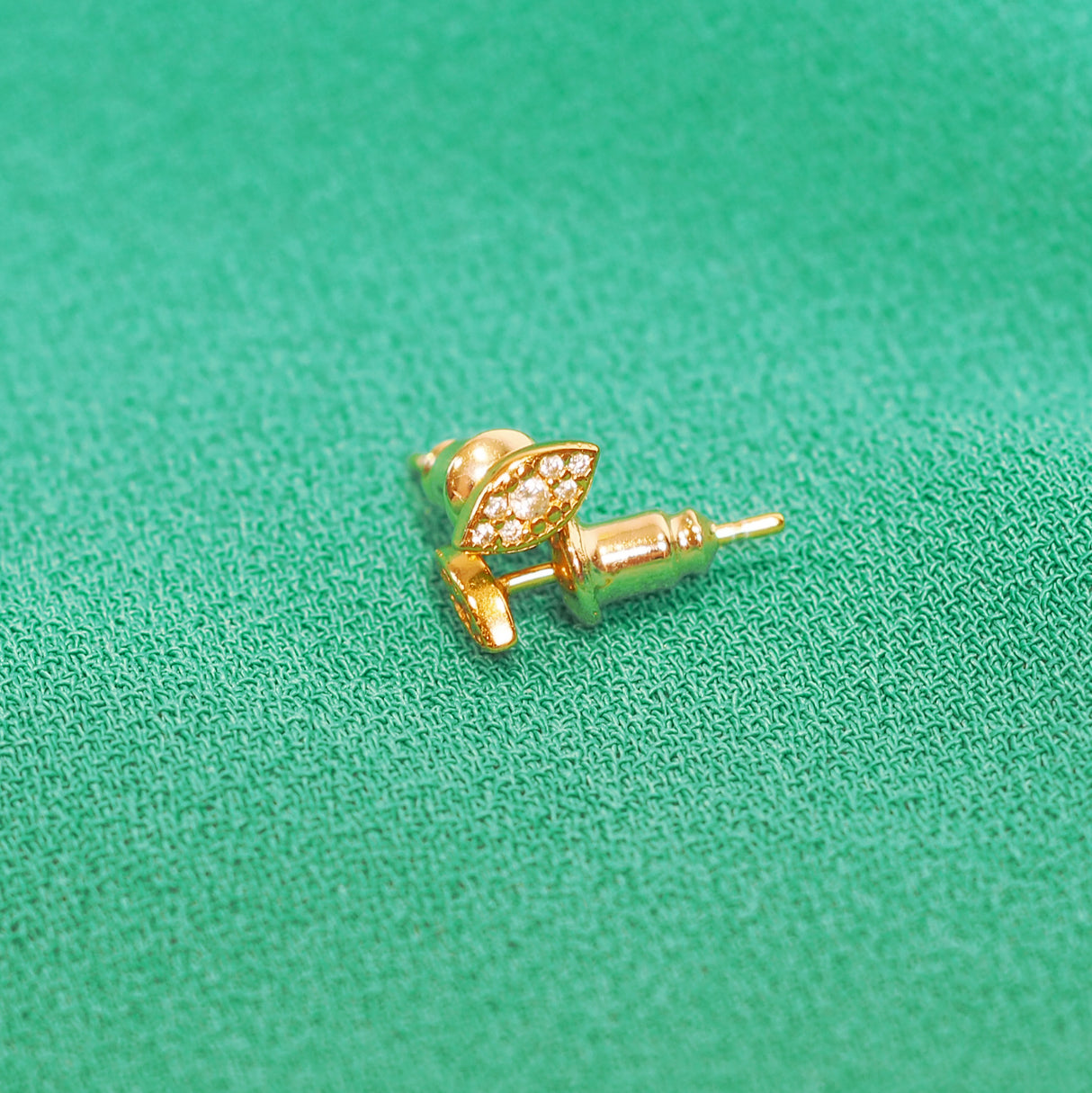 Crystal Eye Stud Earrings