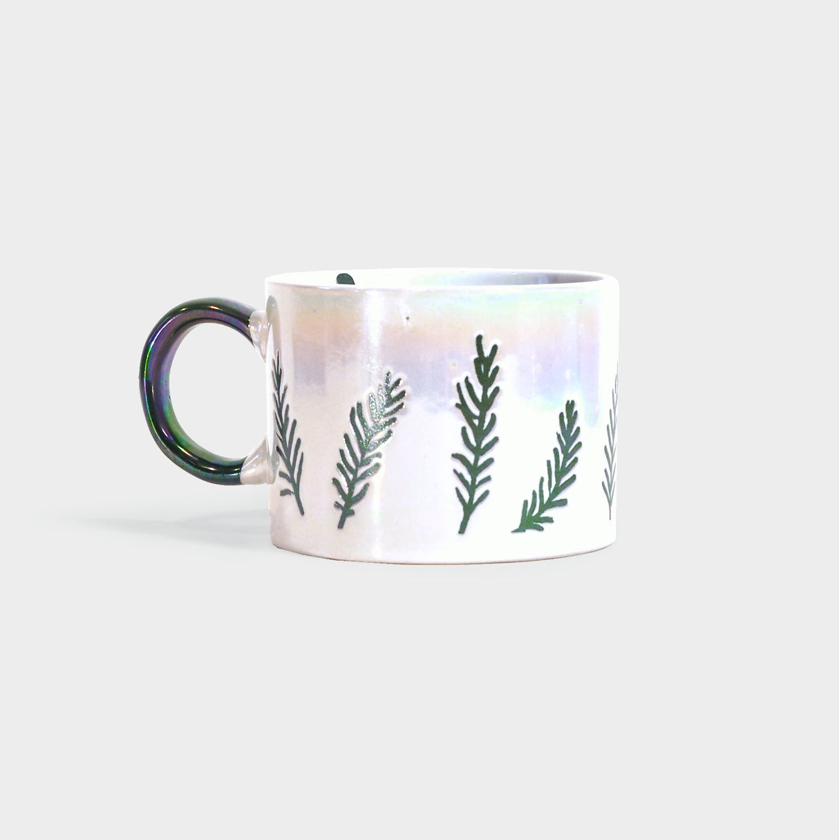 Cypress & Fir 8 Oz. Candle in White Ceramic Mug