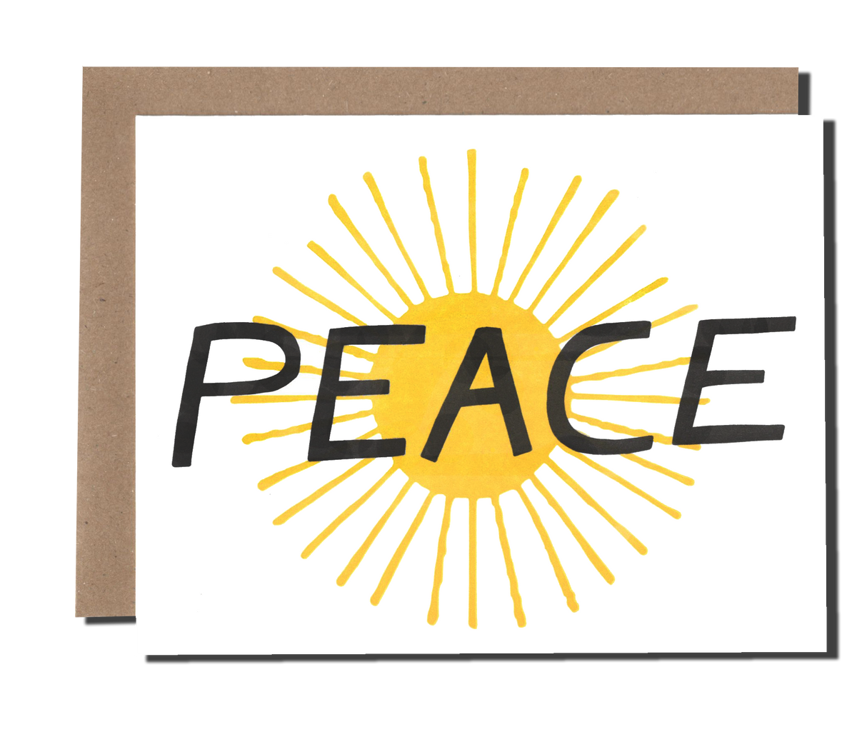 Peace Sun greeting card