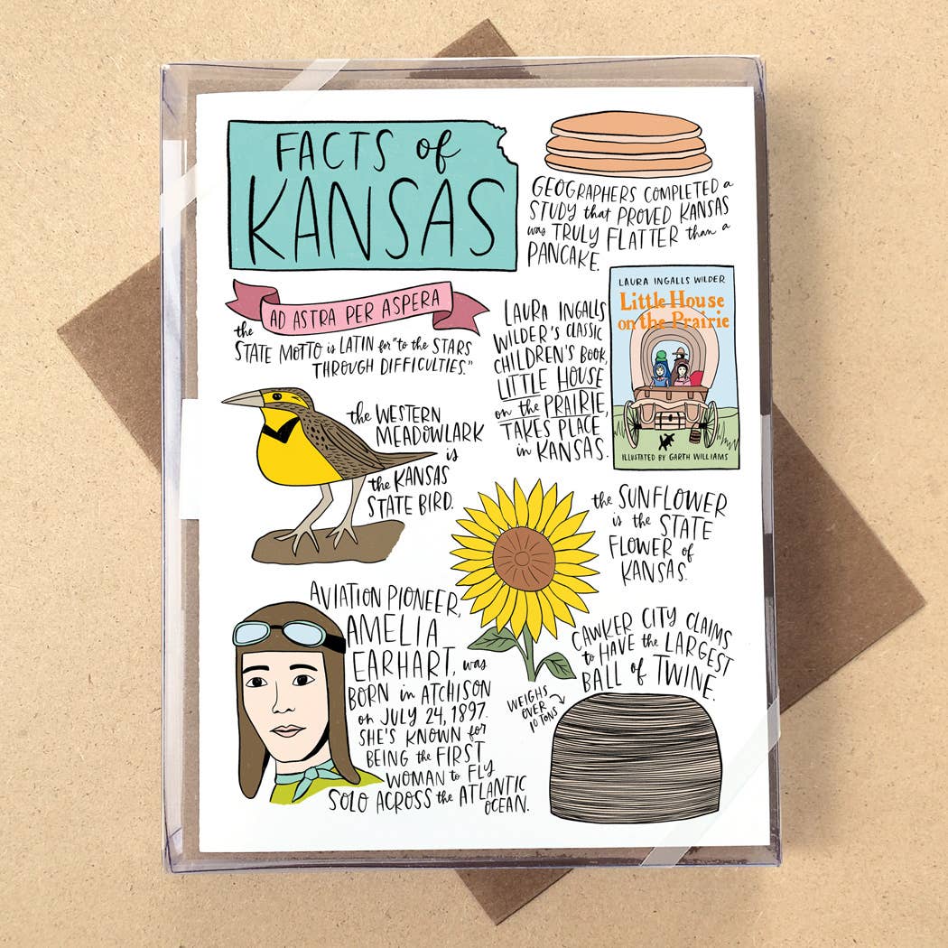 California State Facts Boxed Card Set