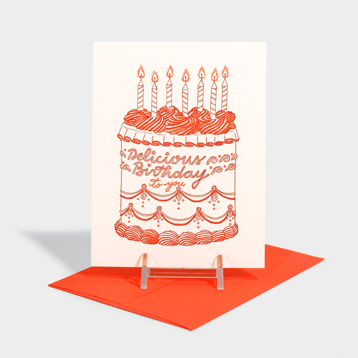 Delicious Cake Birthday Card