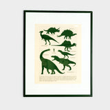 Dinosaurs Art Print Unframed