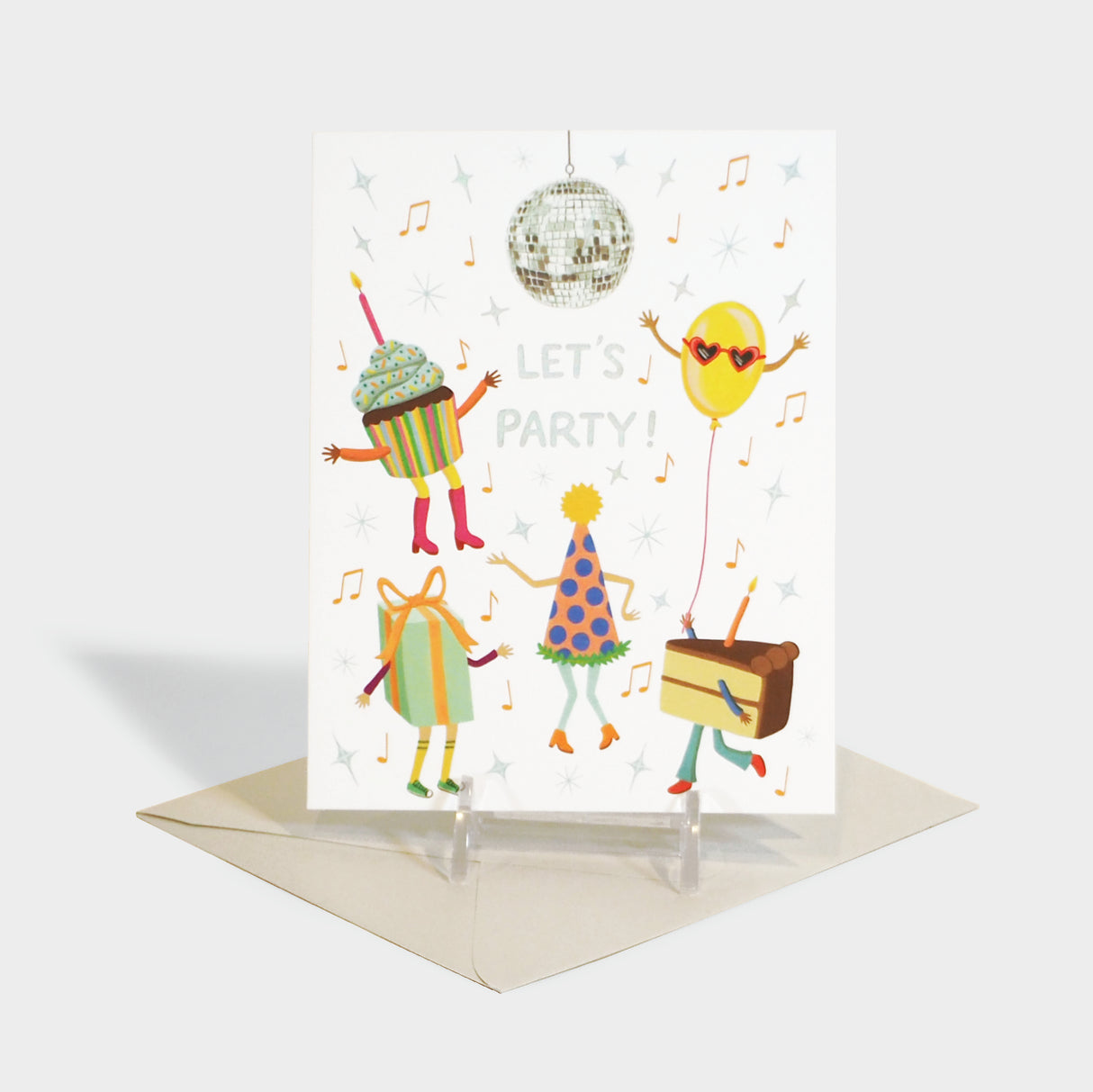 Disco Ball Party Birthday Card *Foil Stamped*