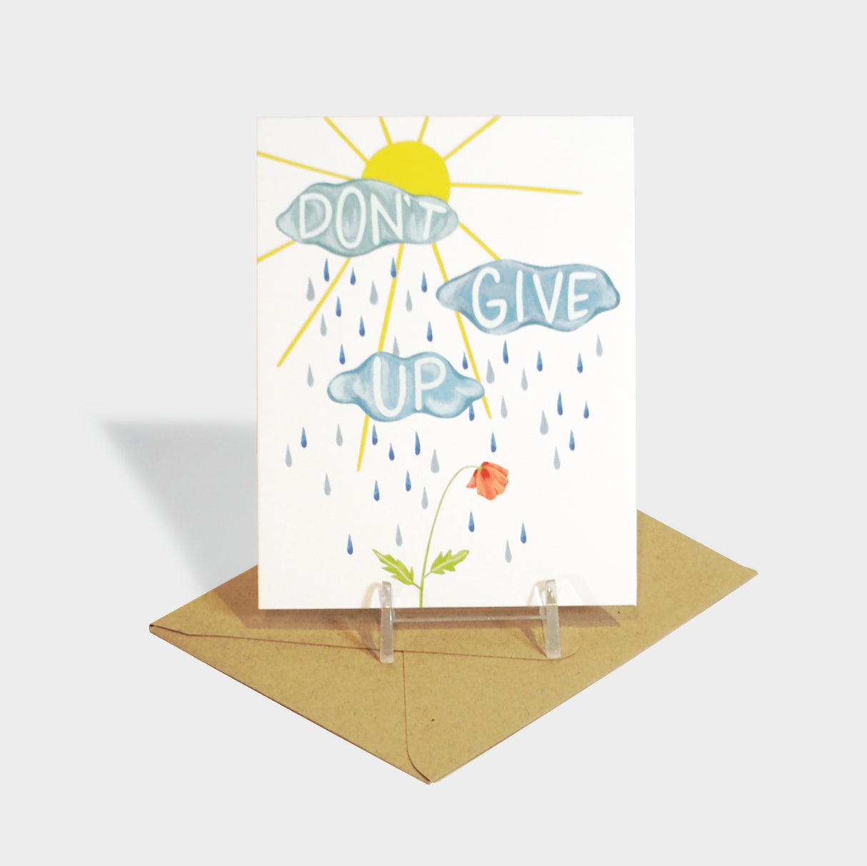 Don't Give Up Encouragement Card