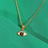 Eye/Lips Two-Sided Pendant