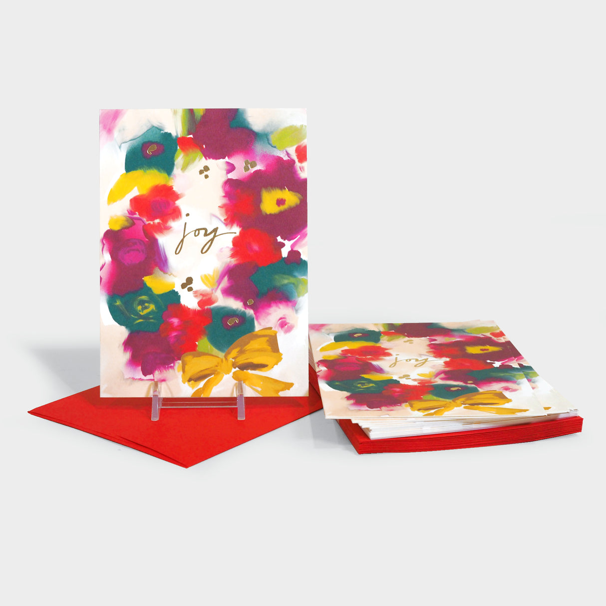 Fauve Wreath Holiday Boxed Cards