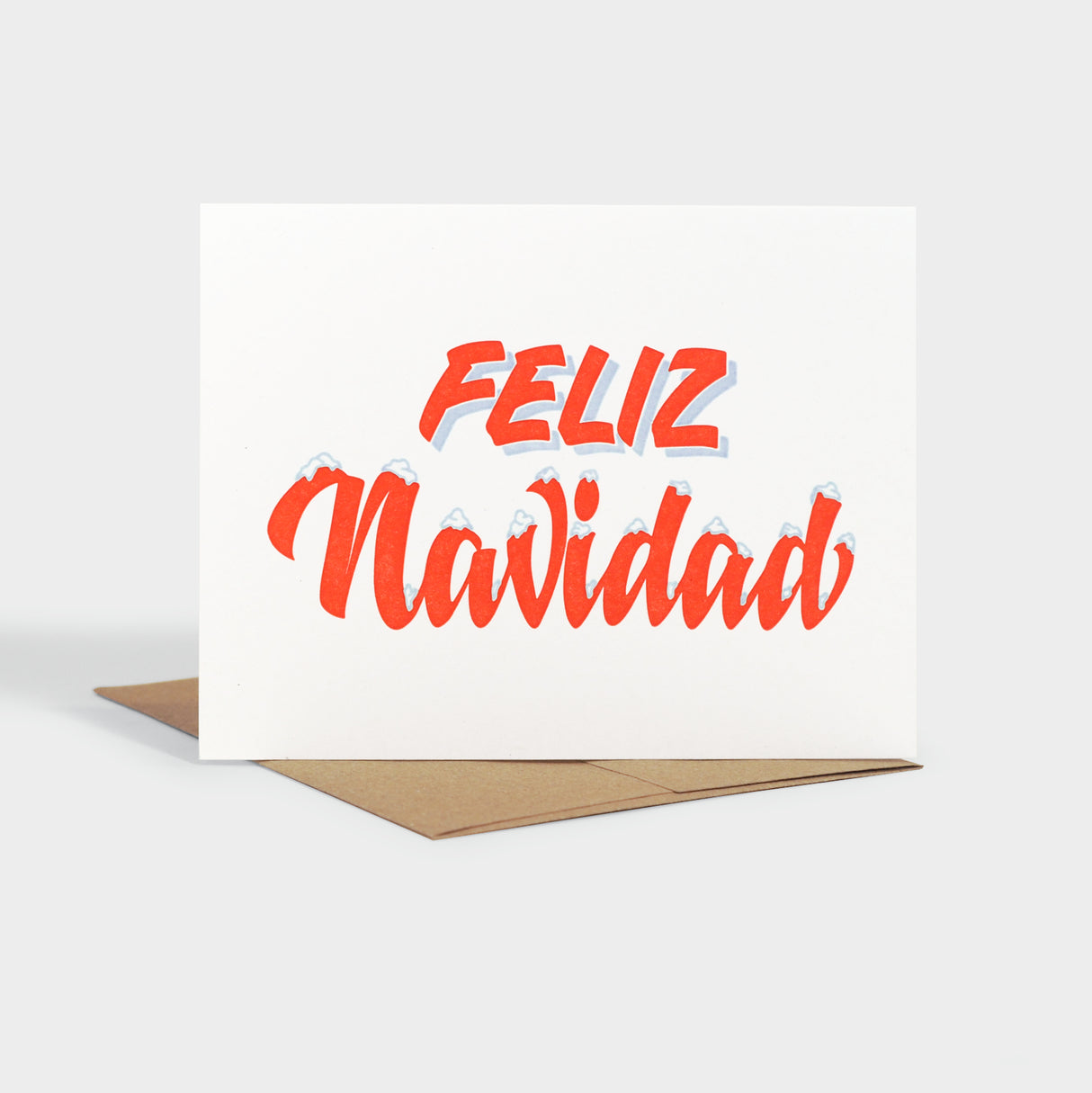 Feliz Navidad Sign Painter Card