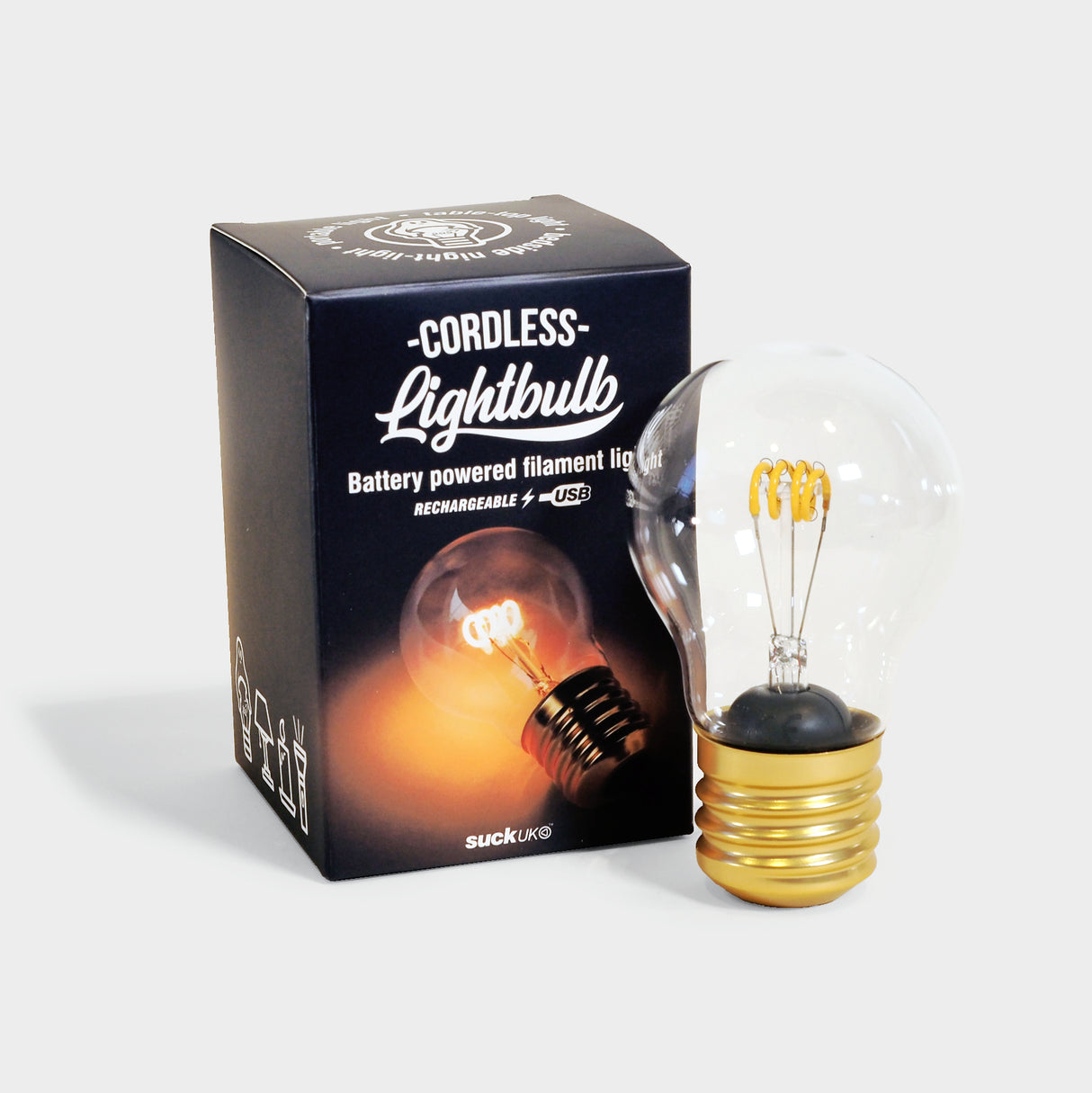 Filament Cordless Lightbulb Lamp