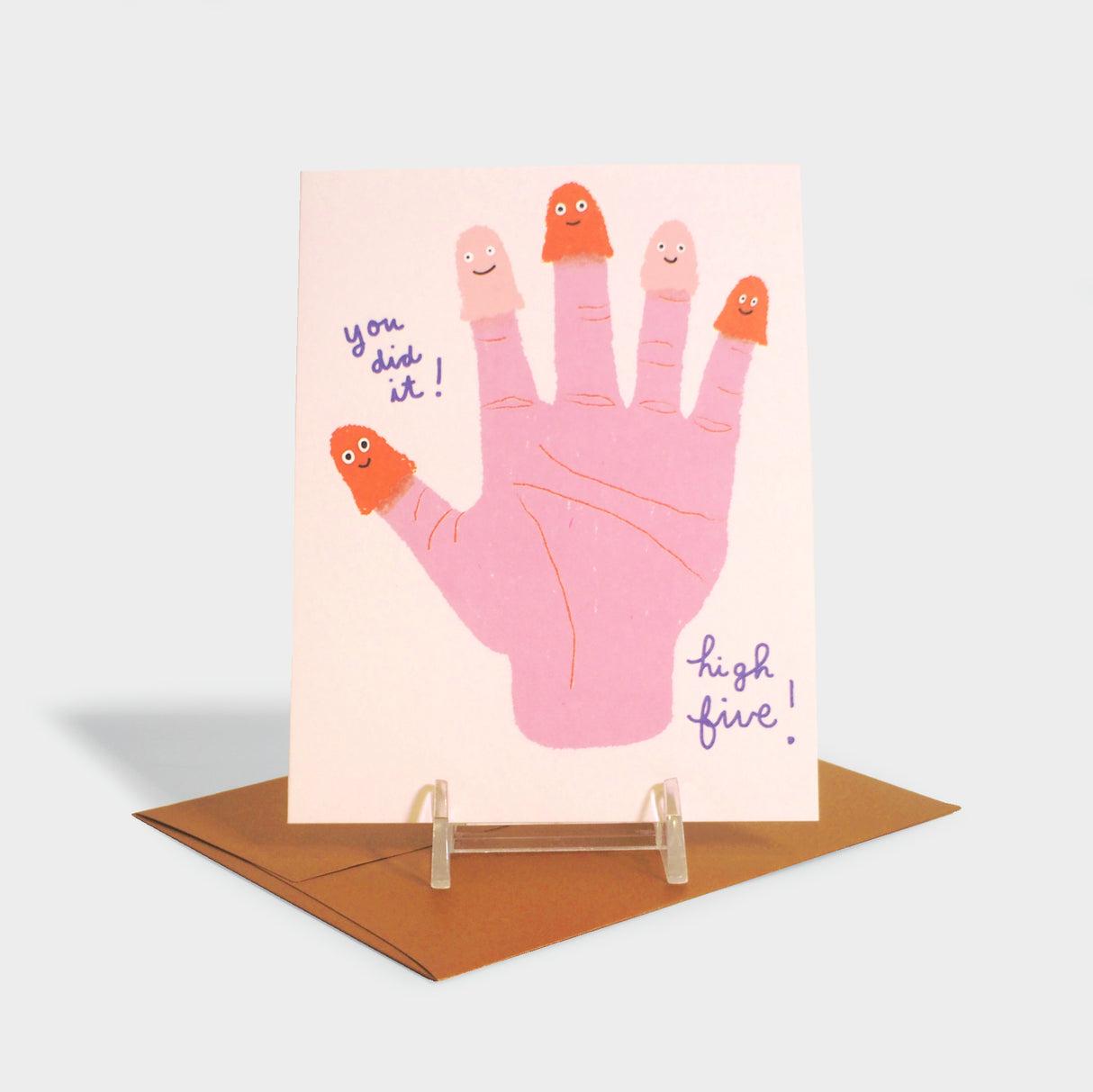 Finger Puppets Greeting Card