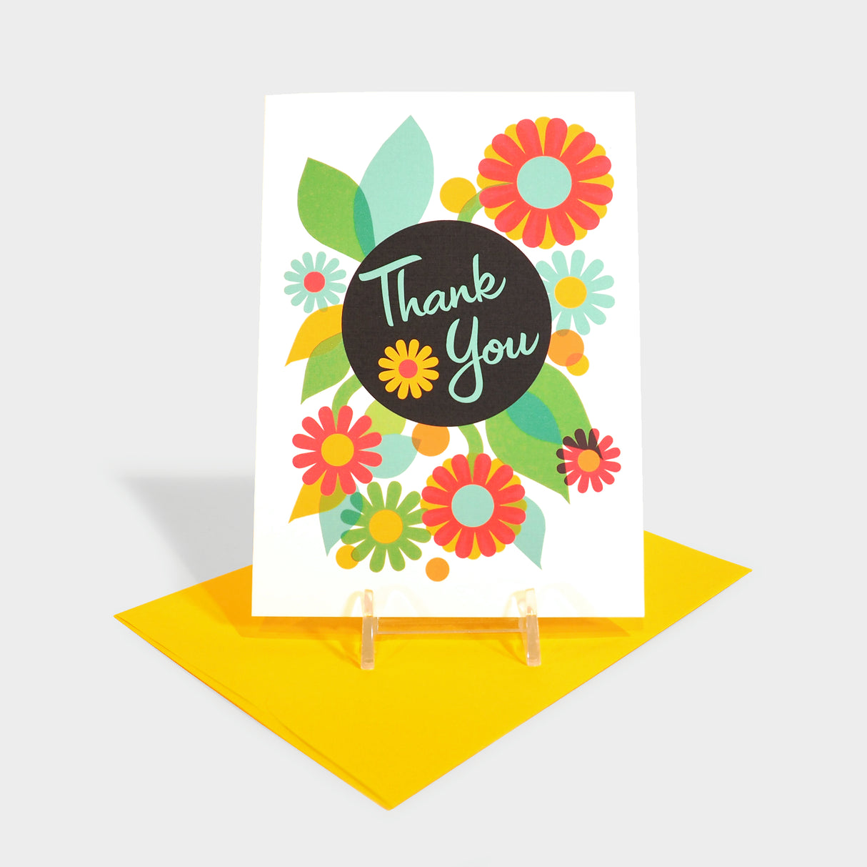 Floral Thank You Greeting Card