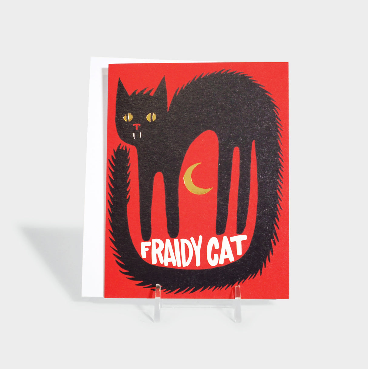 Fraidy Cat Greeting Card