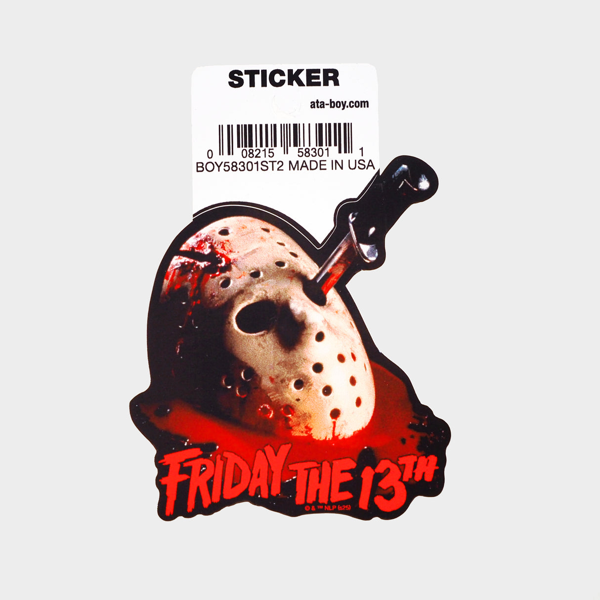 Friday the 13th Mask Die Cut Sticker