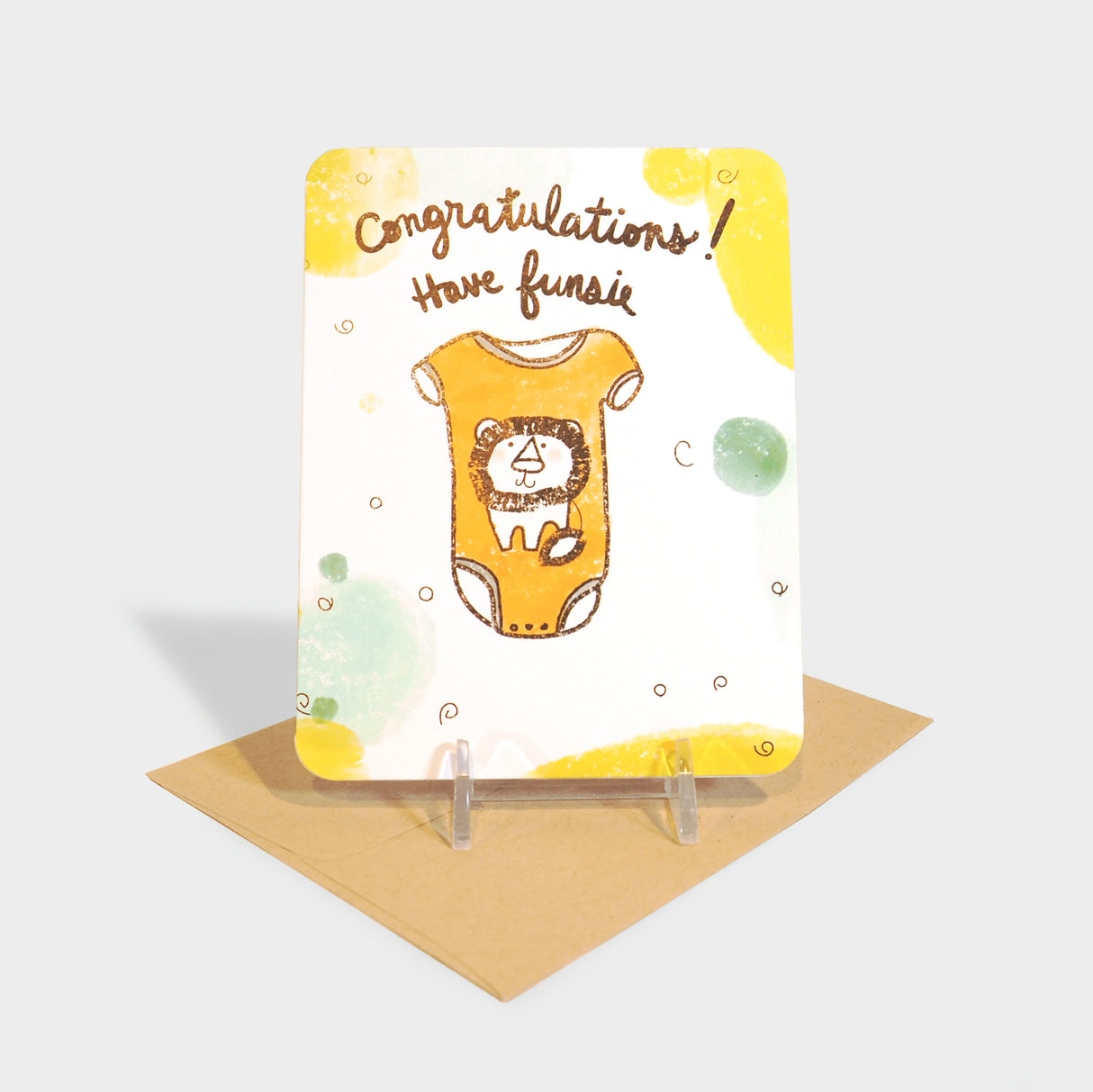 Funsie New Baby Card