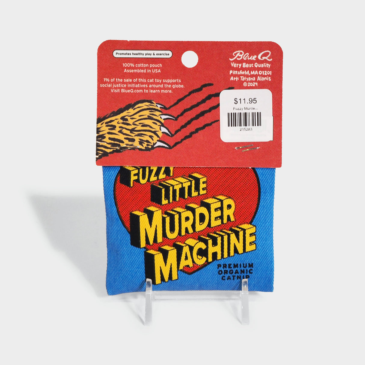 Fuzzy Murder Machine Catnip Toy