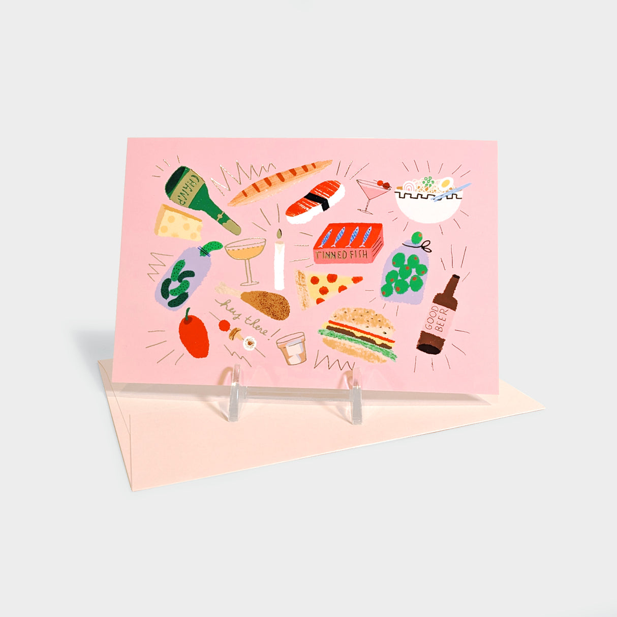 Gastronomy Correspondence Note Card