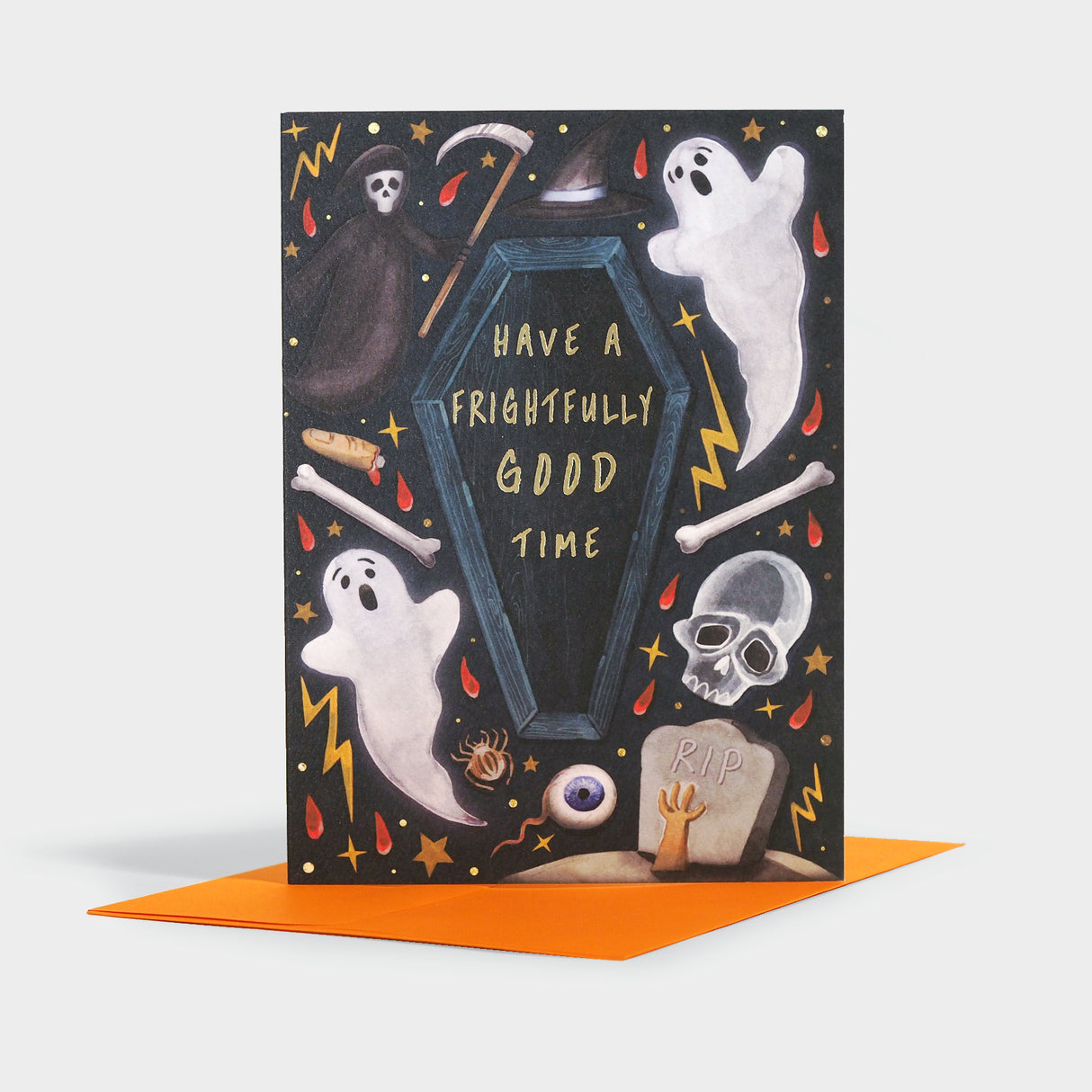 Ghosts Halloween Card