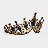Gold & Black Tiara