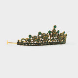 Gold & Green Tiara
