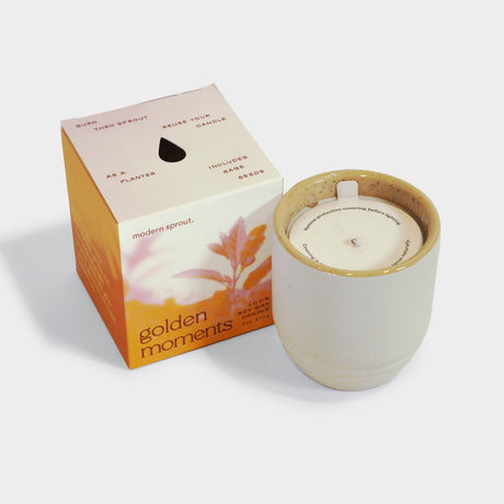 Golden Moments Candle & Sage Seeds