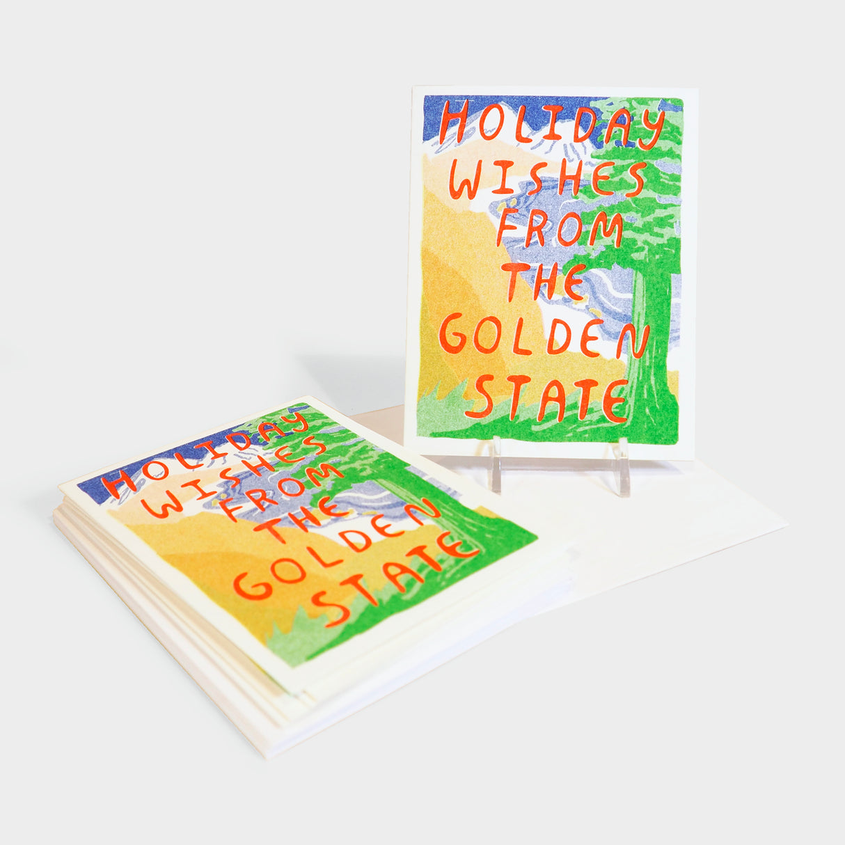 Golden State Holiday Card Set