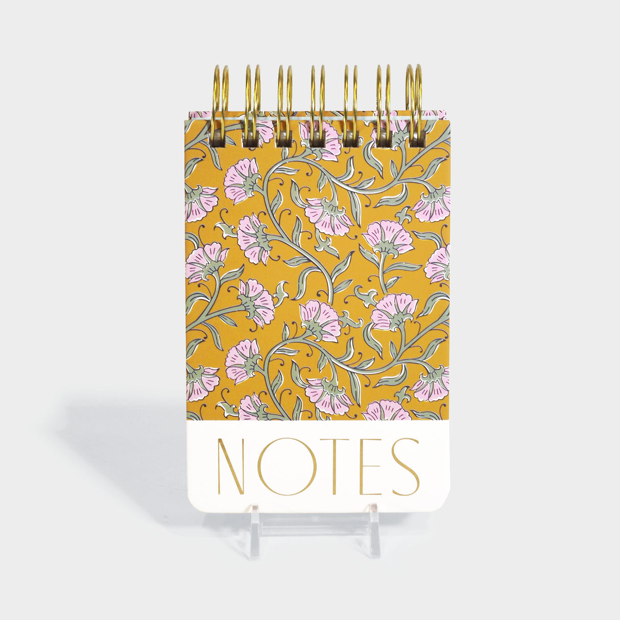 Gold Vintage Floral Chunky Notepad