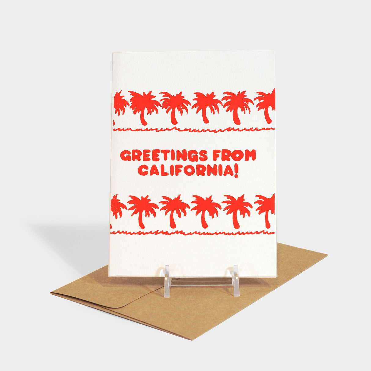 Greetings from California Palms Greeting Card