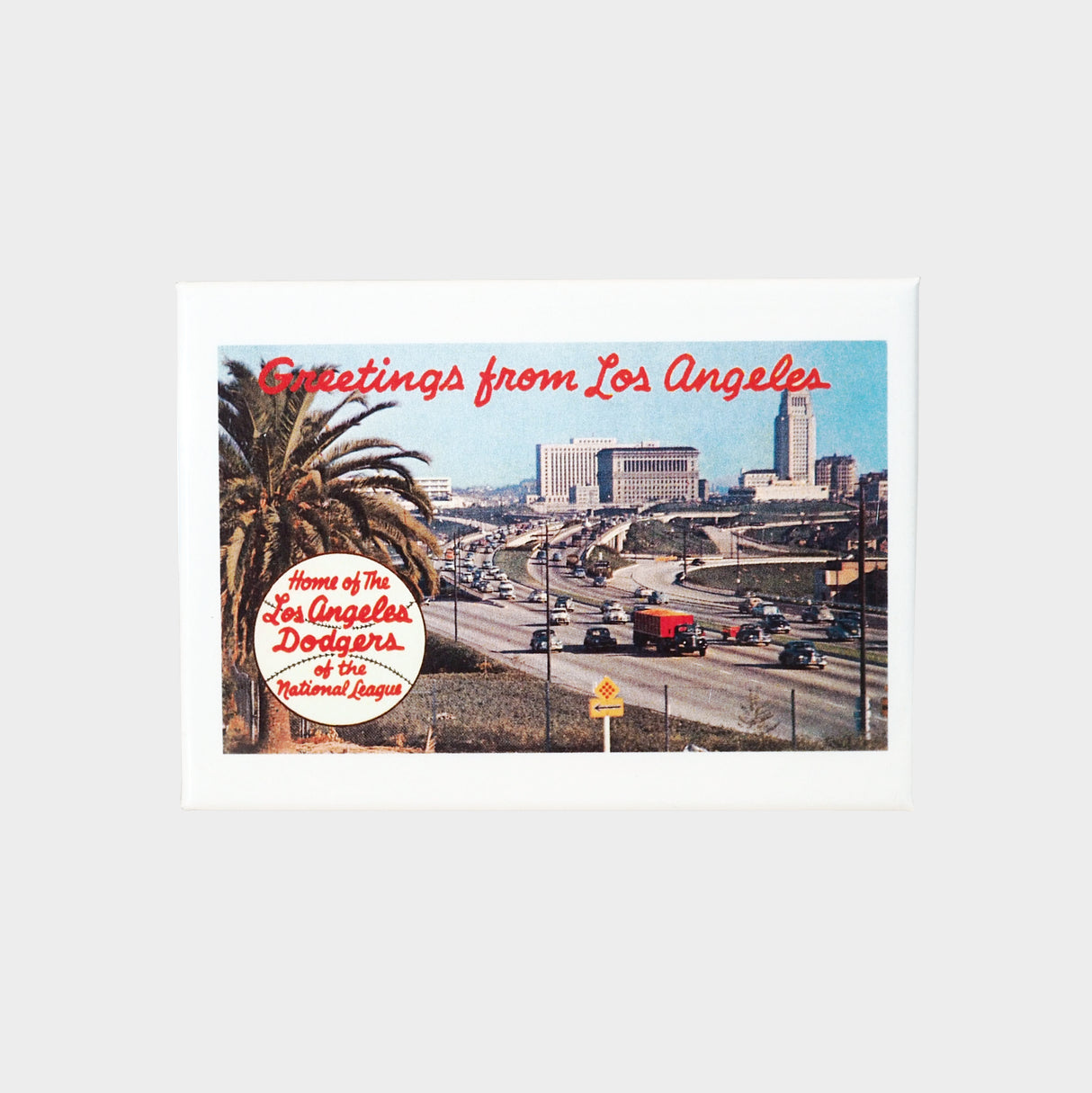 Greetings From L.A Home of the Dodgers Magnet