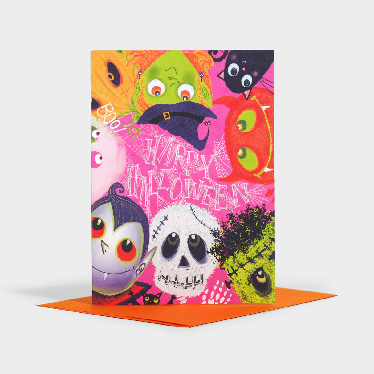 Halloween Faces Card