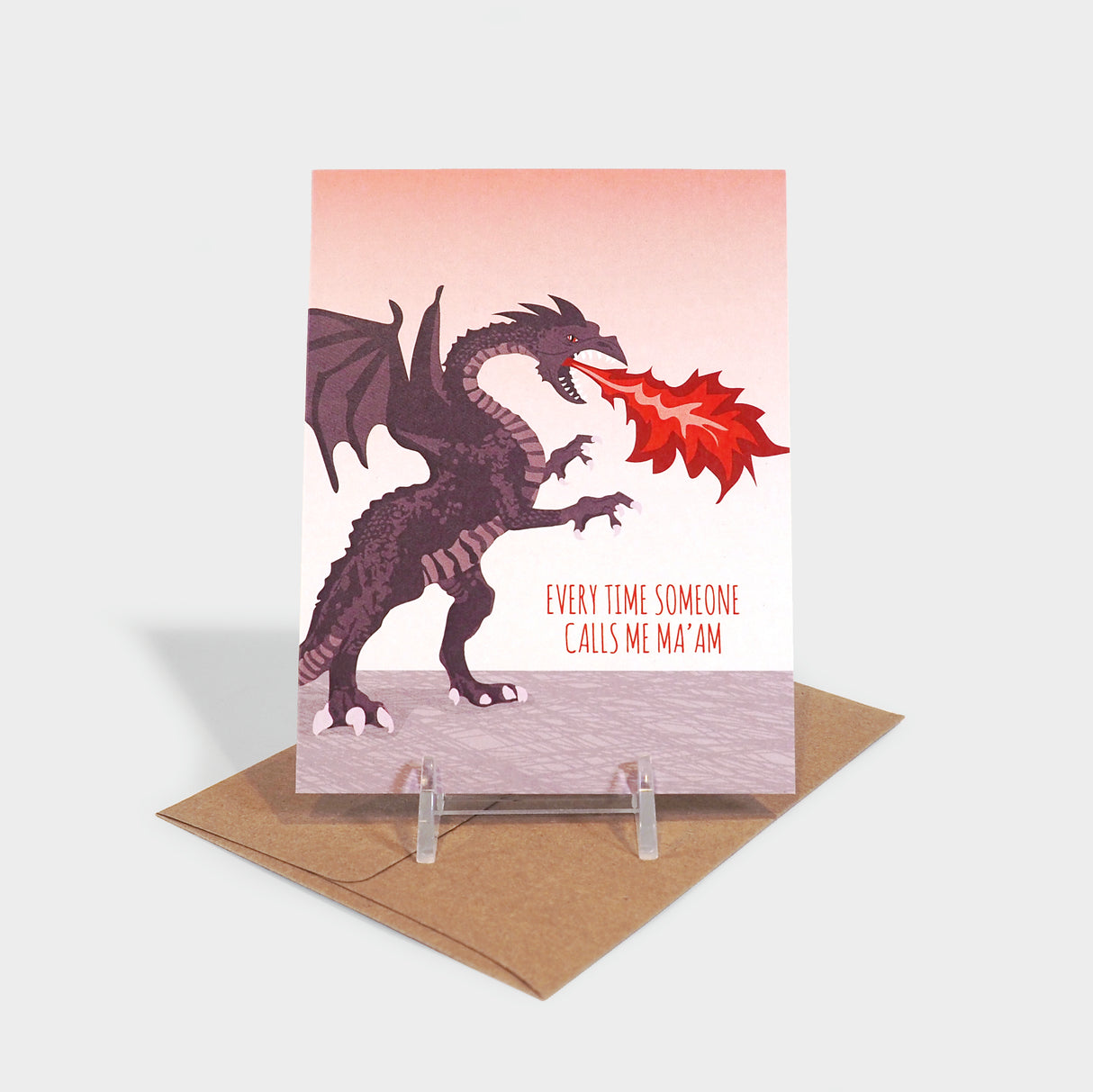 Happy Birthday (Miss) Dragon Card