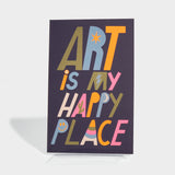 Happy Place Classic Layflat Blank Notebook