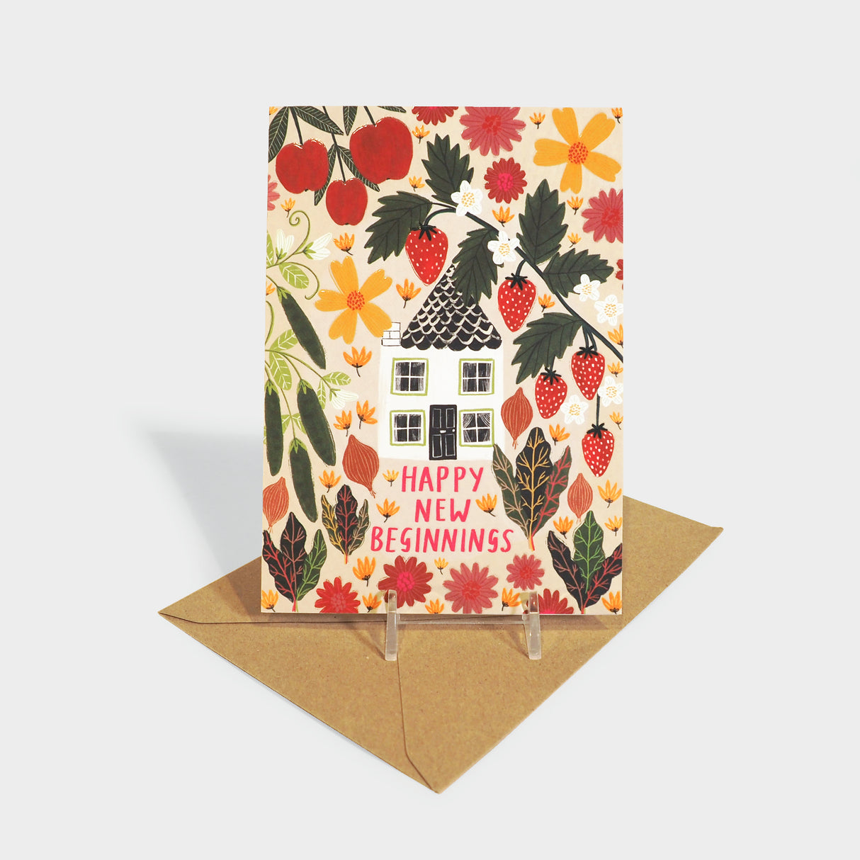 Happy New Beginnings Greeting Card