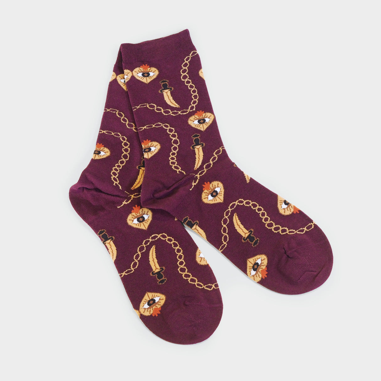 Heart & Dagger Crew Socks - Small