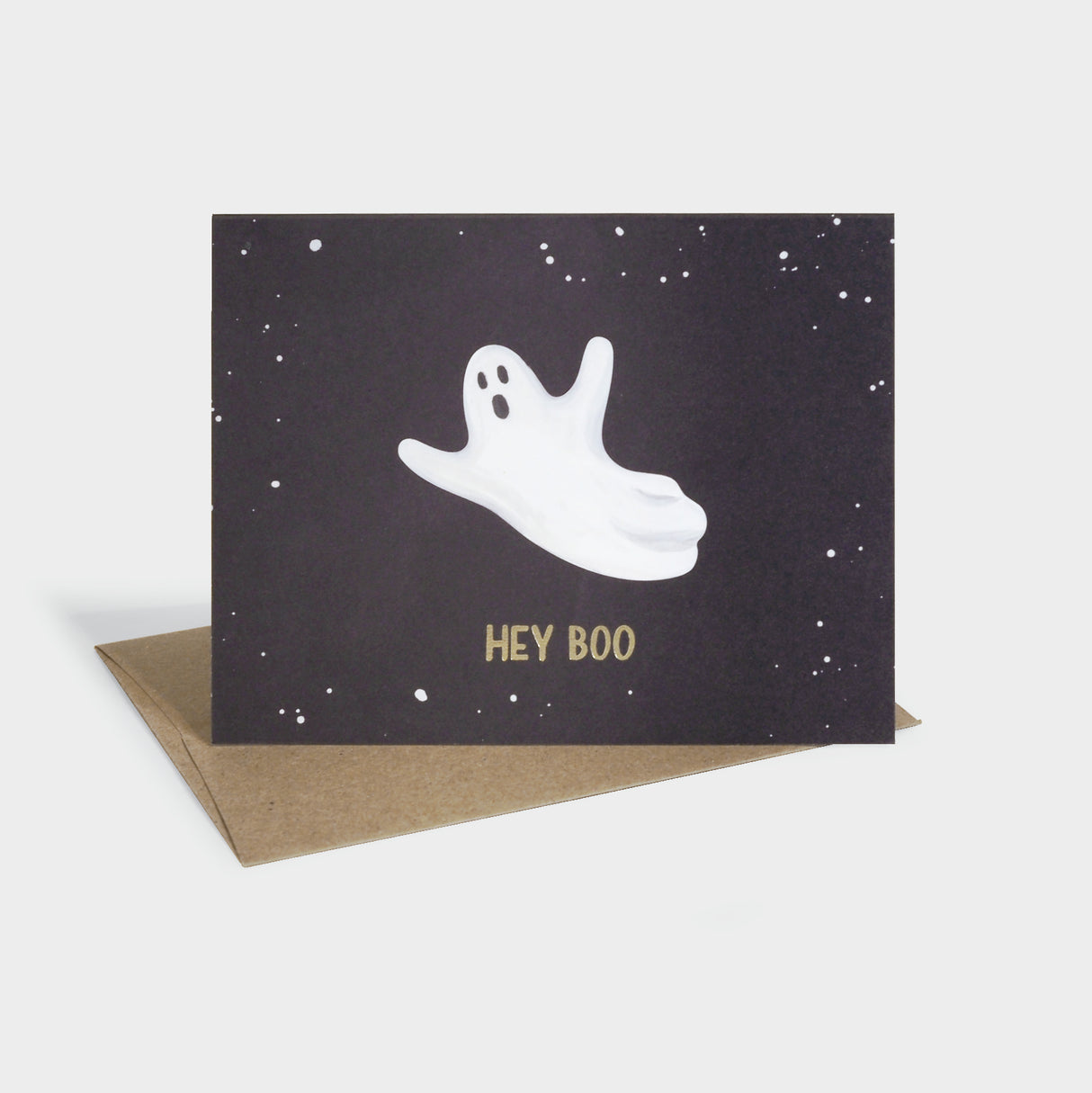 Hey Boo Ghost Halloween Card