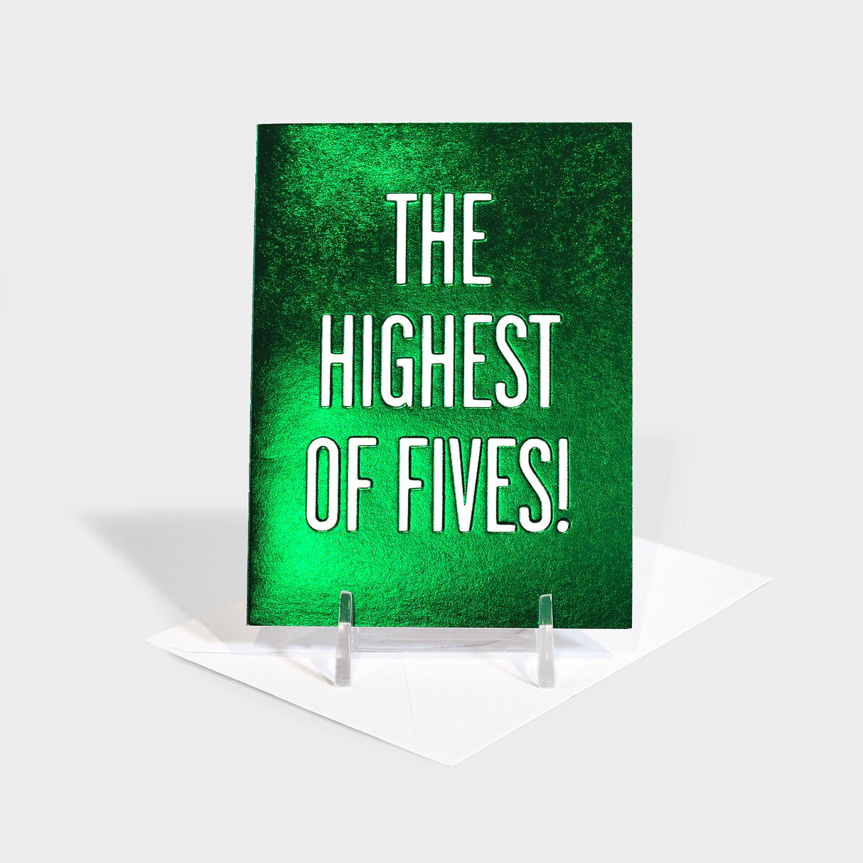 Highest of Fives Greeting Card