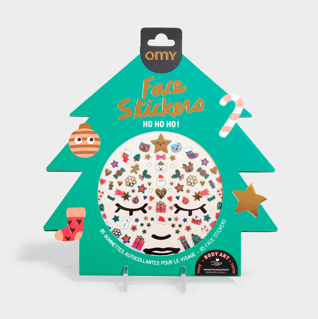 HoHoHo! Face Stickers