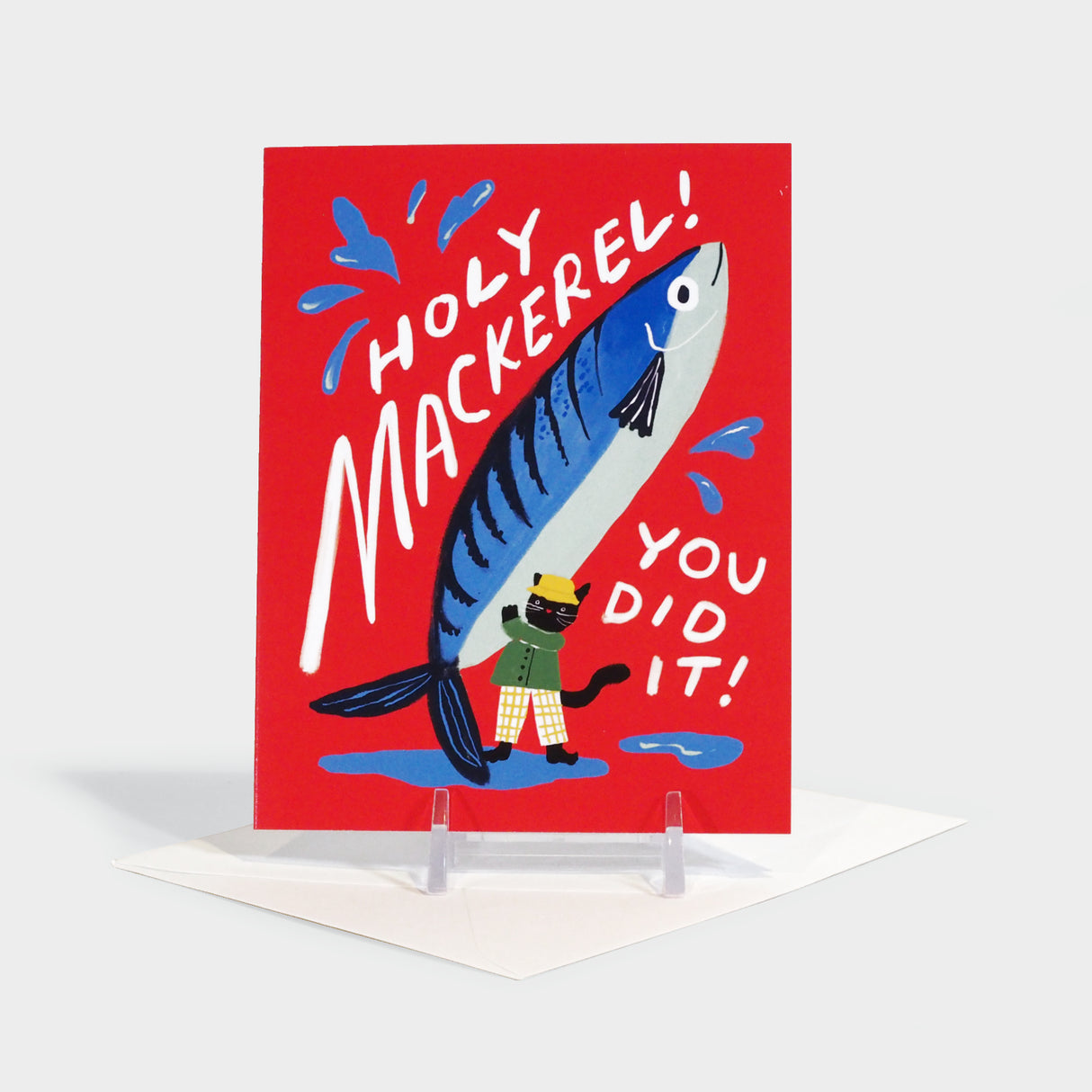 Holy Mackerel Congratulations Card