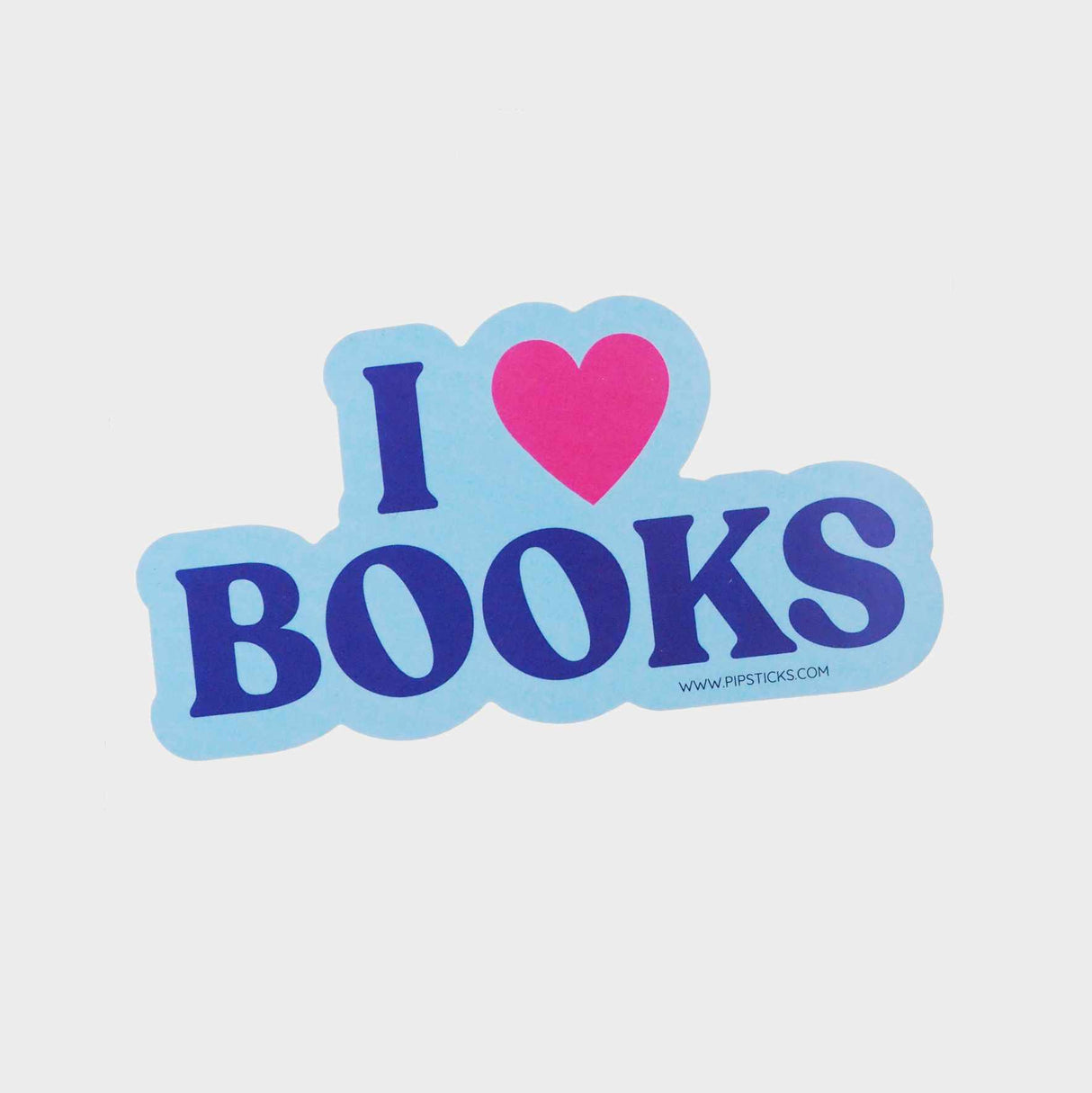 I Love Books Vinyl Sticker
