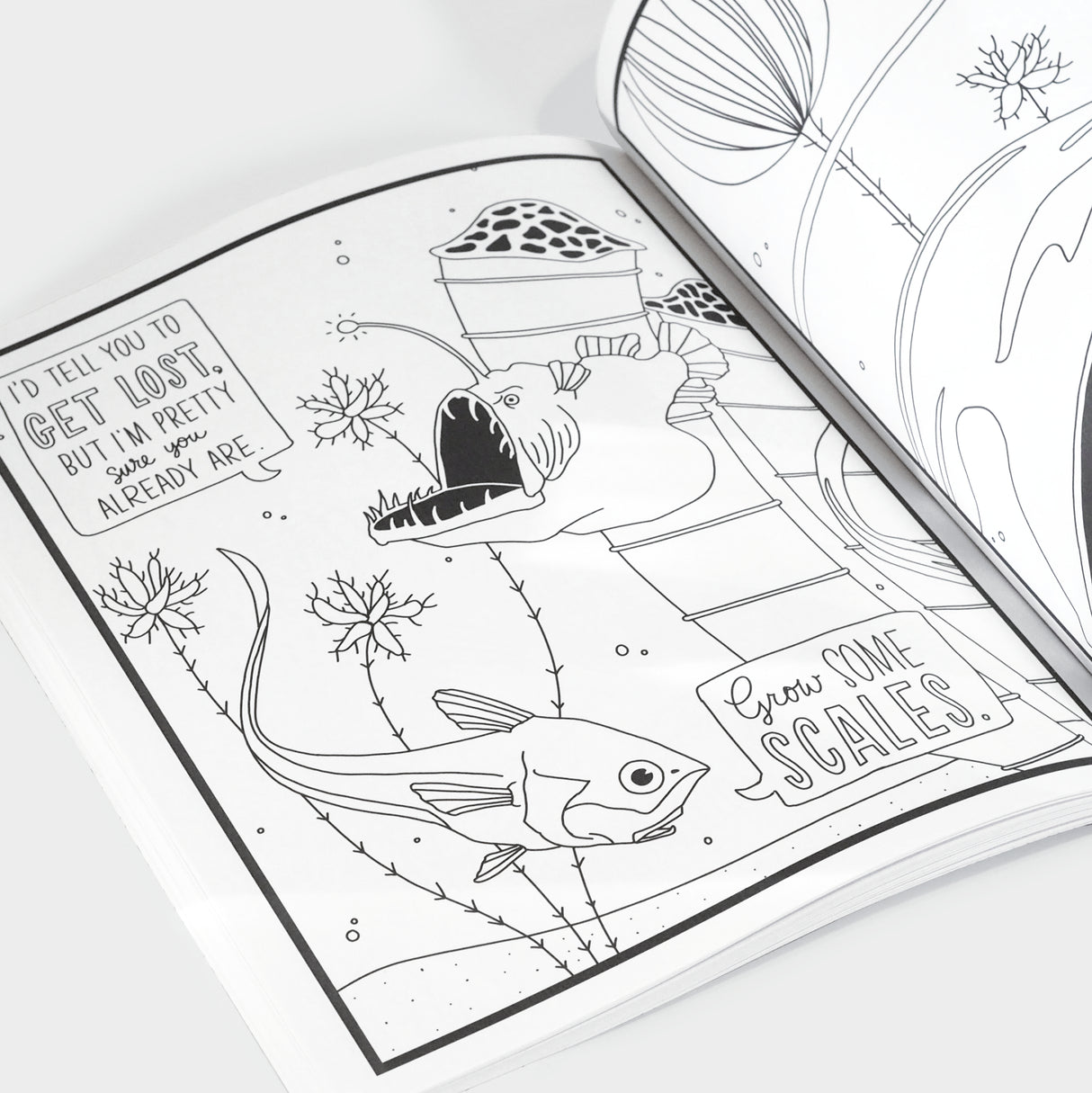 Judgy Fish Coloring Book