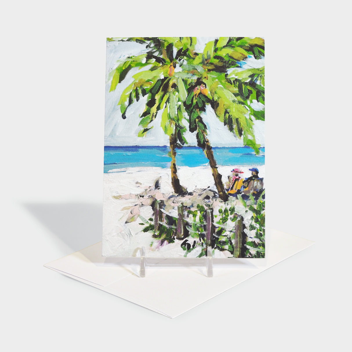 Key West Beach Day Greeting Card