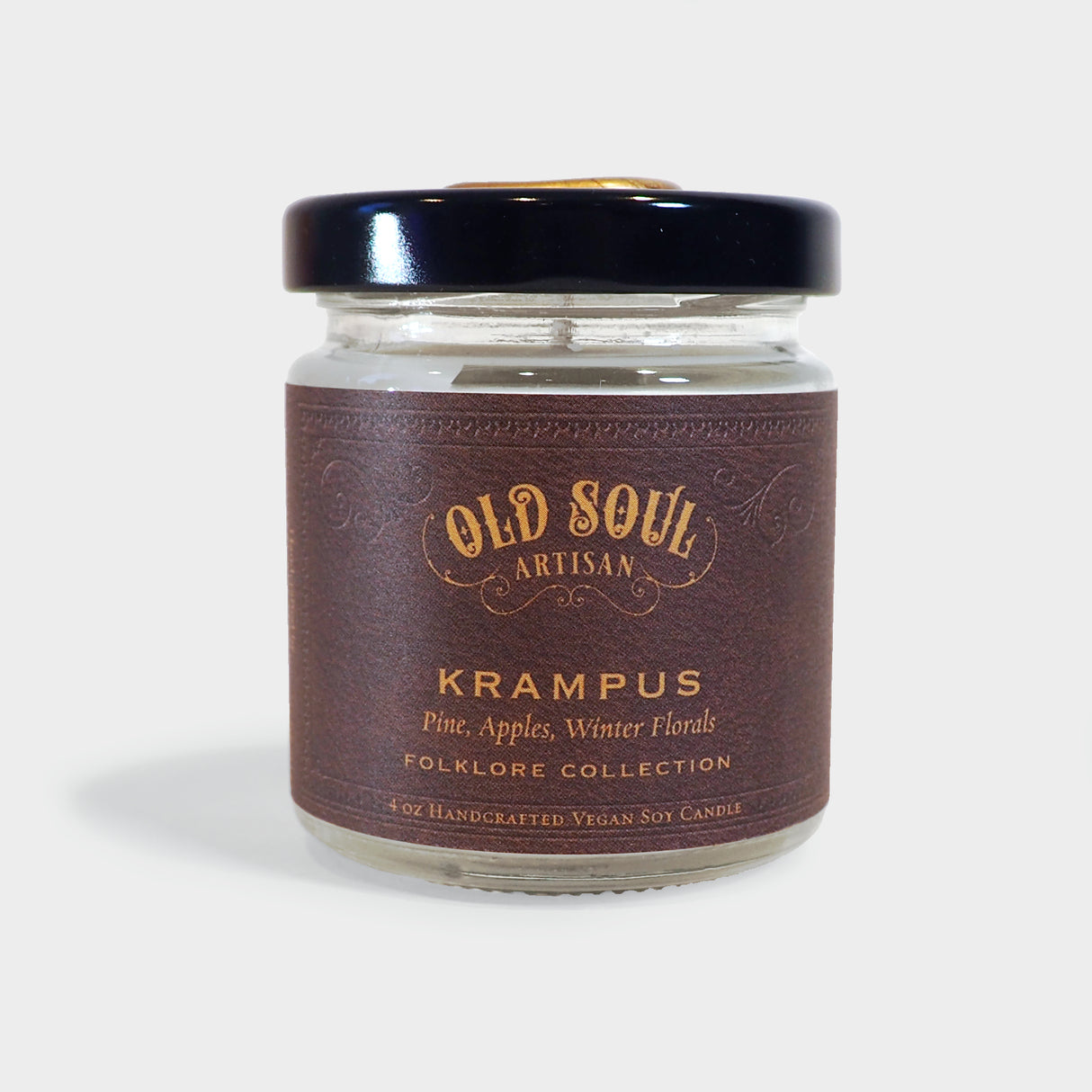 Krampus - 4 Oz Soy Candle - Christmas Folklore Inspired Gift