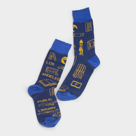 Bigger Than Books Los Angeles Public Library Crew Socks