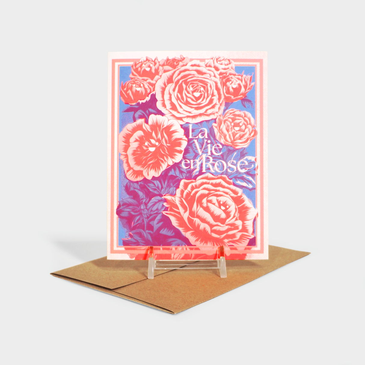 La Vie en Rose Greeting Card