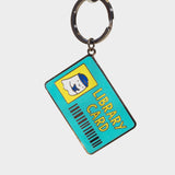 Library Card Keychain